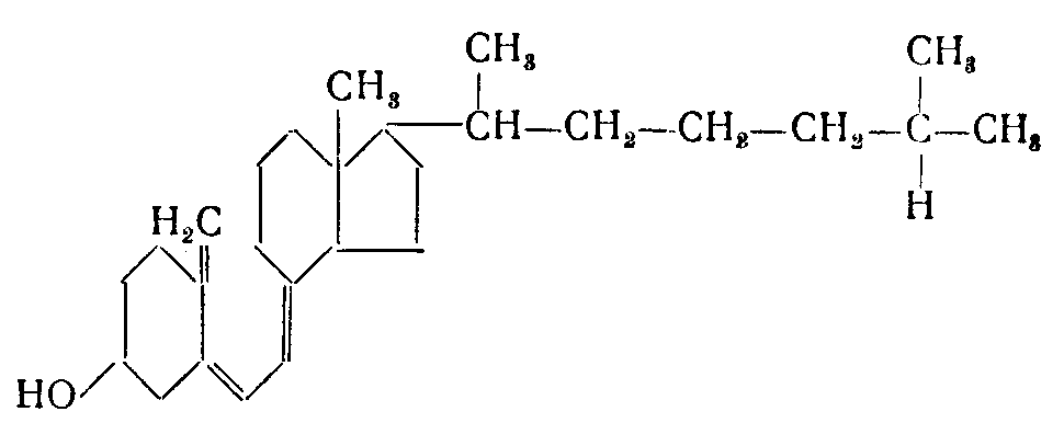 Формула холекальциферола