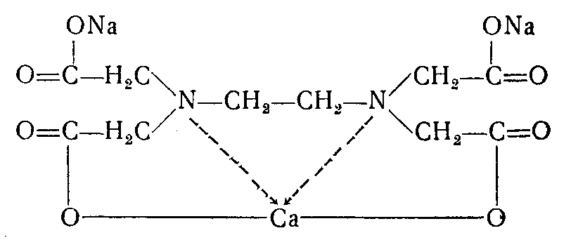 Схема реакции кальция
